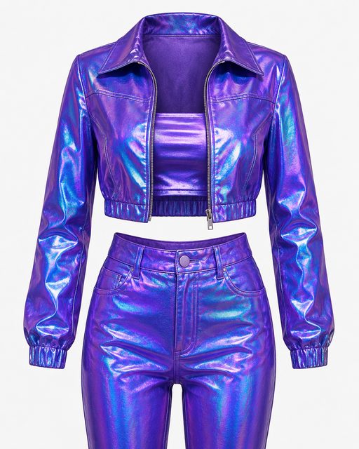 Metallic jacket set
